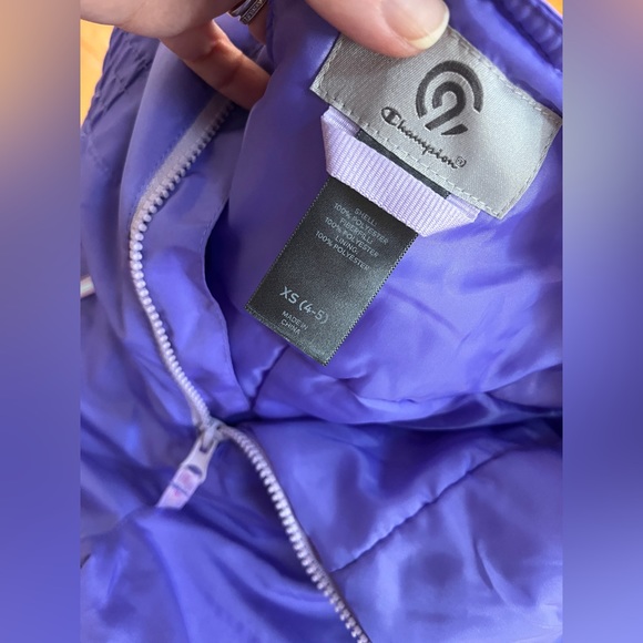 Girls purple champion snow pants - Picture 7 of 7